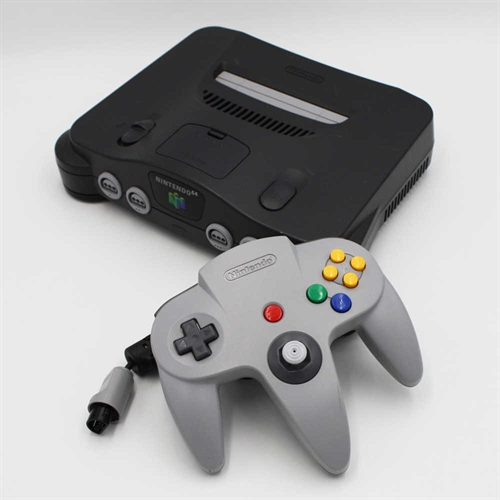 Nintendo 64 Console - Charcoal Grey - SNR NUP12257176 (B Grade) (Used)